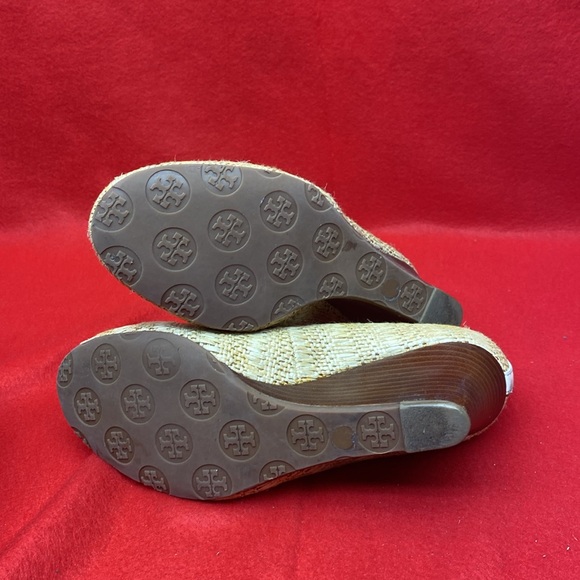 Tory Burch Tan Woven Women's Shoes SZ 7 M - Picture 5 of 7